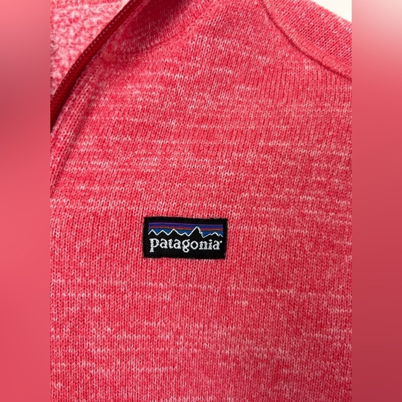Girls Patagonia Better Sweater Hoody Full Zip Fleece Jacket Coat L 12 Pink - Picture 3 of 7